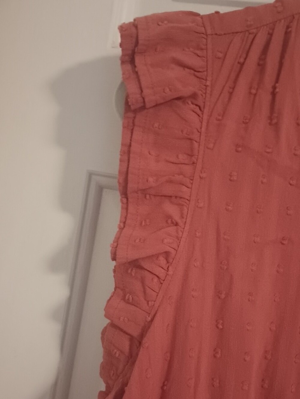 Sonoma Rusty Rose Ruffle-Sleeve Maxi Dress - Picture 4 of 10